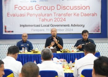 KPPN Parepare Bersama Pemda Se-Ajatappareng FGD Penyaluran TKD akhir Tahun 2024, Ferryal : Butuh Atensi Lebih.