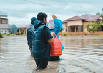 Ratusan Volunteer Kurir Langit Indonesia Respon Cepat  Bencana Sulawesi Selatan