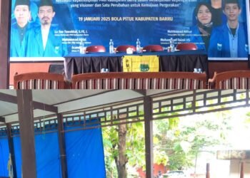 Ketua KNPI Barru Hadiri Konfercab PMII di Bola Pitue