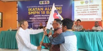 Dr. Ir. H. Khalil A.M Sihab, MT Terpilih Sebagai Ketua IKA SMPN 18 Barru dalam Mubeslub