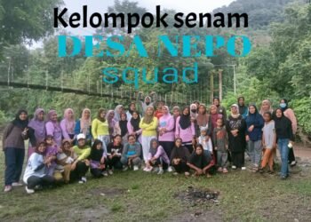 Kelompok senam DESA NEPO squad gelar senam bersama di terminal wisata Bola lampe’e Mareppang