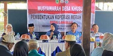 Musdes Pembentukan Koperasi Merah Putih Desa Lawallu Sukses