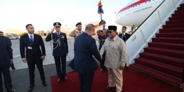 Presiden Prabowo Tiba di Mesir Hadiri Penandatanganan Perjanjian Penghentian Perang di Gaza